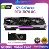 Soyo Original New 3070 GDDR6 3080TI GDDR6X 12G 그래픽 카드 HDMI 2.1- 호환 DP*3 게임 카드 NVIDIA 256 비트 데스크탑 PC GPU