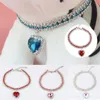 Cat Collars & Leads Pet Collar Love Pendant Three Row Bling Rhinestones Necklace Accessories Supplies