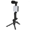 마이크 스마트 폰 블로깅 키트 Stepless Dimming Dimming Video Shooting Kits for Phone 카메라