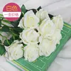 Flores decorativas 10pcs Simulação hidratante Flores de látex de ramo único de ramo para decoração de casa festa artificial falsa peônia