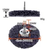 1 PCS Disques de bande de roue de décapage pour les broyeurs d'angle Nettoyez la peinture, le revêtement, la rouille pour le travail en fibre de verre en métal en bois