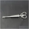 Clipes de cabelo Barrettes Europa Jóias de moda Scissor Barrette Hairpin CLIP PIN LADY DRIA DOUR