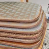 Pillow 40 40cm/45 45cm Rattan Mats Natural Straw Woven Chair Summer Cool Seat For Home Cover Pad