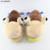 Hausschuhe Winter Home Schuhe Frauen Gary Schnecken Hausschuhe Pelzigen Niedlichen Cartoon Indoor Slipper Warme Plüsch Haus Flip-Flops Weibliche Lustige rutschen 0128V23