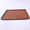 Table Mats 2pcs Silicone Baking Eco-friendly Cake Pads Outils multifonctionnels pour la cuisine à domicile (café)