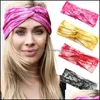 Pannband mode kvinnor pannband fast f￤rg bred turban vridning stickad bomullssport yoga h￥rband vridna knutna headwrap h￥r acce otati