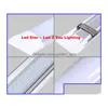 Led Tubes Surface Mounted Batten Double Row Lights 1Ft 2Ft 3Ft 4Ft T8 Fixture Purificati Triproof Light Tube 20W 40W Ac 110240V Drop Otlib