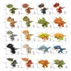 Cartoon Dinosaur Model Toy Borta Simulação de dedo Dinossauros Prank Trick Funny Toys Multi Joints Ação móvel flexível Tyrannosaurus REX Modelos de ornamentos