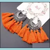 dangle chandelier drop areing for women girls simple eardrop bohemian tassel earringsファッションジュエリーバースデーギフト