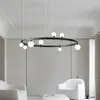 Lampade a sospensione Lampadario Spider Bubble Glass Pianeti sospesi Led Oggetti decorativi leggeri per lampadari domestici Sala da pranzo a soffitto