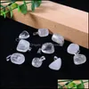 Arts And Crafts Natural Stone Irregar Charms Opal Tigers Eye Pink Quartz Healing Chakra Pendants Diy Necklaces Jewelry Accessories M Dh6Mc