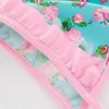 Ein Stück 2PCS Sommer Kinder Swinsuit Baby Mädchen Drei Blumen Bikini Schwimmen Sets Kinder Infant Bademode Schwimmen Anzüge