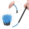 Pennelli per trucco 50 pezzi Pennello per sopracciglia monouso per ciglia Bacchette per mascara Applicatore Bobine per ciglia Strumenti per estensione ciglia cosmetiche