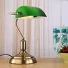 Bordslampor 2023 Green Loft Vintage Industrial Light Edison Desk Lamp Cover för Cafe Bar Bedroom Home Decoration