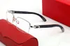 transparente Designer-Sonnenbrille für Damen, Unisex, Herren, Büffelhorn, Brille, Herren, Frau, Vollformat, Sport-Sonnenbrille, Brille, Silber, Gold, m Akng