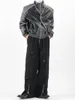 メンズパンツ2023男性女性服ファッションオリジナルニッチマルチポケットオーバーオールカジュアルズボンプラスサイズの衣装27-46