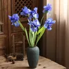 Dekorative Blumen, künstliche Grünpflanzen, amerikanische blaue Iris, falsche Birnenblüte, Aisakura Aiju Bonsai