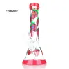 Verre Bong Bong Pipe d'eau Bong Bonghah Herbe Dry Glour Eau Base de bécher BONGS 10 '' Bong de fraise pour fumer