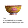 Bowls 4.5/6inch Jingdezhen Enamel Bowl Ceramic Porcelain Rice Kitchen Supplies Dinnerware Salad Fruit Container Ramen Gift