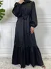 Ubranie etniczne Eid Mubarak Kaftan Dubai Abaya Turcja muzułmańska sukienka hijab sukienka islam caftan maxi szatę femme vestidos Musulman de tryb wy748