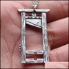 Pendant Necklaces Personality Men Guillotine Vintage Jewelry French Revolution Py Halloween Art Necklace Gifts Drop Delivery Pendants Otbju