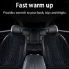 Car Seat Covers Heated Cover 12V/24V Heating With 3 Heat Settings Cushion Universal Non-Slip Warmer Auto ON/OFF