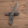 Promotion KS1353 BW Assisted Flipper Folding Knife 8Cr13Mov Black Stone Wash Blade Stainless Steel Handle Outdoor EDC Pocket Folder Knives With Retail Box