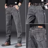 Herenjeans in Sulae-merk geborduurd anti-diefstal zipper pocket heren broeken zakelijke mannen gemonteerde stretch denim kleding