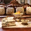 الألواح الأمريكية العائلة الأمريكية كبيرة لوحة الفاكهة المجففة غرفة المعيشة وجبة خفيفة أوروبية متطورة الحلوى طاولة القهوة الإبداعية LB1259