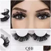 False Eyelashes 10Pairs D Curl Lashes Mink 2030Mm Fluffy Wholesale Dramatic 3D Eyelash Strip Thick Lash Vendors Beauty Drop Delivery Dhxpl