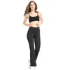 Vêtements ethniques Grands pantalons de yoga respirants pour femmes noires Lot Loisirs de plein air Sports Course à pied Danse Fitness