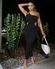 Summer Sleeveless Jumpsuits Women Clothes Spring Bodycon Rompers Sexy Hollow out One Shoulder Jumpsuits One Piece Outfits Skinny Overalls leggings Bulk Items 8187