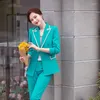 Women's Two Piece Pants Women Fashion Suits High End Business Temperament Slim Formal Blazer And 2023 Autumn Office Ladies Work Wear