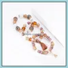 Charm Bracelets 3Pcs/Set Mtilayer Crystal Bangle Beads Tassel Bracelet Strand Bohemia Stretch For Women Girls Jewelry K72Fa Drop Deli Dh2Ih
