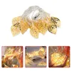 Strings Garland String Light Outdoor Metal Leaves Battery Night For Festival Halloween Party Wedding Decor LampLED LED