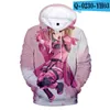 Herrtröjor svärd konst online 3d anime tryck hoodie kvinnors gata tröja höst cool pullover kläder