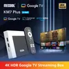 Mecool KM7 Plus TV Box Android 11 Amlogic S905Y4 Netflix voix certifiée Google AV1 1080P 4K 60pfs Android 11.0 lecteur multimédia
