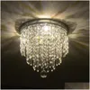 Kroonluchters Moderne kroonluchter plafondlicht kristallen ball barmture hanger lamp gangpad veranda slaapkamer woonkamer balkonlichten drop de otbc4