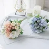 Fleurs décoratives bouquets de roses de mariée accessoires de mariage artificiels ornements de noël bricolage artisanat décoration maison vases pour fausses plantes