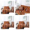 Blankets Four Seasons Soft Flannel Blanket Warm Sofa Nap Kids Adts Carpet Home Textiles Beddings Supplies 150X200Cm Drop Del Dhybt