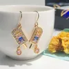 Dangle Earrings Famous Lolly Icecream Chandelier Long For Women Wedding Ethnic Fashion Jewelry