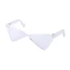 Vêtements pour chiens mode lunettes pour animaux de compagnie drôle Triangle cadres miroir carré petit chat lunettes de soleil pour accessoires de photographie