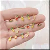 Dangle Chandelier Cute Mini Earrings Summer Colorf Zircon Fruit Stud Earring Fashion Simple Lady Jewelry Accessories A8Z Drop Deliv Dhoeq