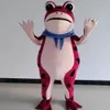 Costume de poupée de dessin animé de grenouille gonflable, les gens portent des poupées crapaud en peluche couvre-chef nature humaine personnalisation de mascotte de dessin animé Les vêtements de mascotte peuvent être personnalisés