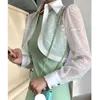 Vestes pour femmes Dentelle Cropped Top Cardigan Sun Châle Mode coréenne Français Designer Veste Loisirs Climatiseur Smock Mince Couleur Unie