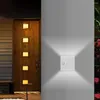 Lampada da parete moderna a LED con sensore di movimento PIR per corridoio interno, cortile esterno