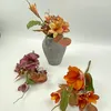 الزهور الزخرفية ماجنوليا محاكاة باقة ديزي الوردة الجافة البلاستيك غرفة المعيش