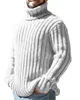남자 스웨터 터틀넥 스웨터 남성 단색 슬림 니트 탑 2023 가을/겨울 패션 유럽 및 미국 마모