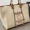 Designerskie torby Deauville dżinsowe łańcuch TOTE TOTE CANVAS TORBY ZAKUPIKÓW CZYNKI CHŁOSKI TORDBAG MARKI LUXURYS Womens