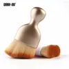 Make -upborstels Maange 1pcs Contour Foundation Blending Powder Brush Pro S Shape Blush Beauty Make Up Cosmetic Tool MaquiaGem